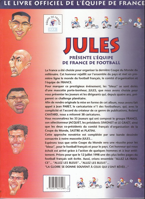 Jules présente l'équipe de France de football - Extrait 1
