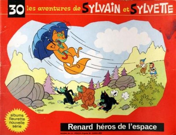 Renard héros de l'espace - Série Sylvain et Sylvette par Jean-Louis Pesch - Couverture