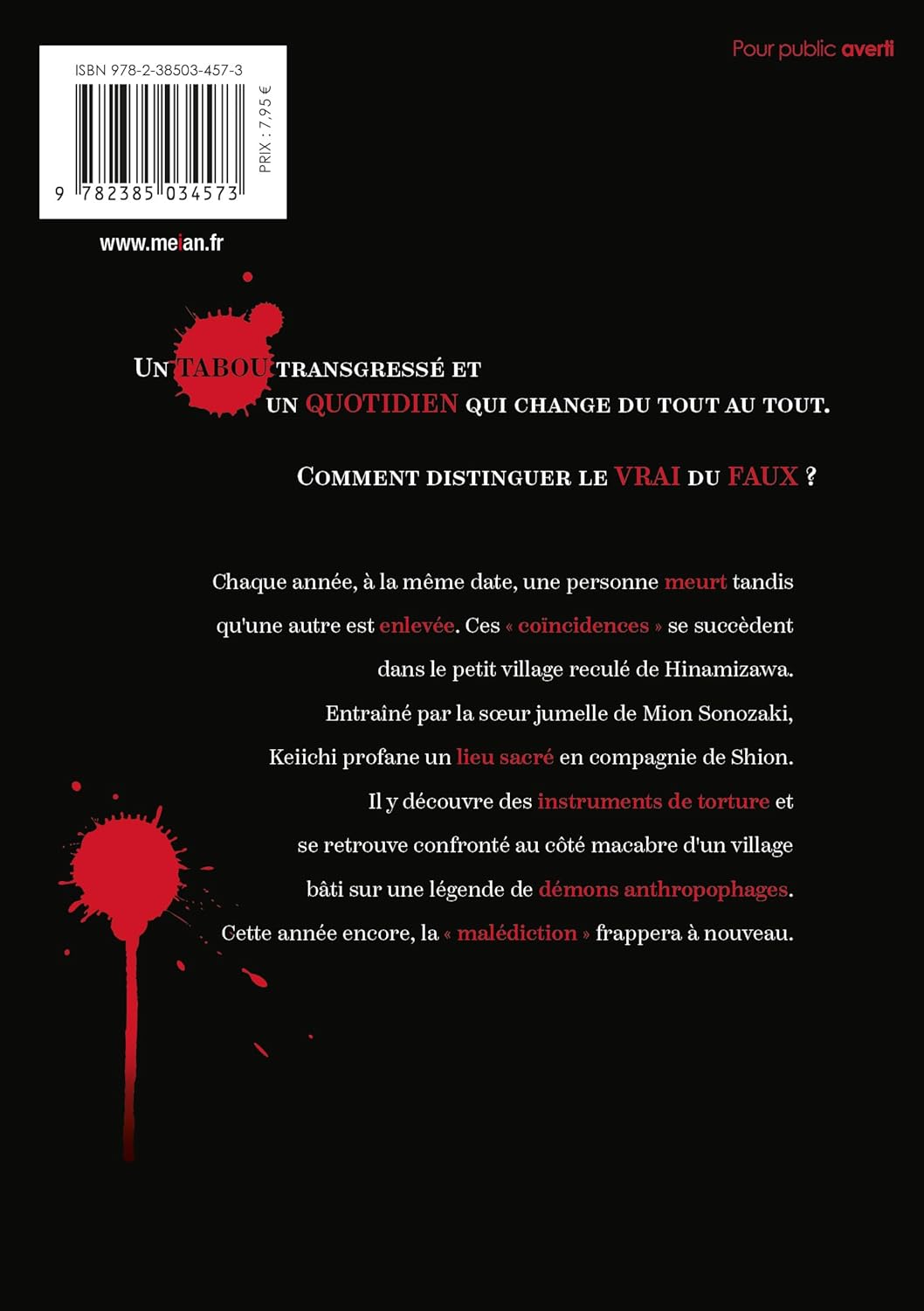 Higurashi Gô - Le Sanglot des Cigales 2 - Extrait 1