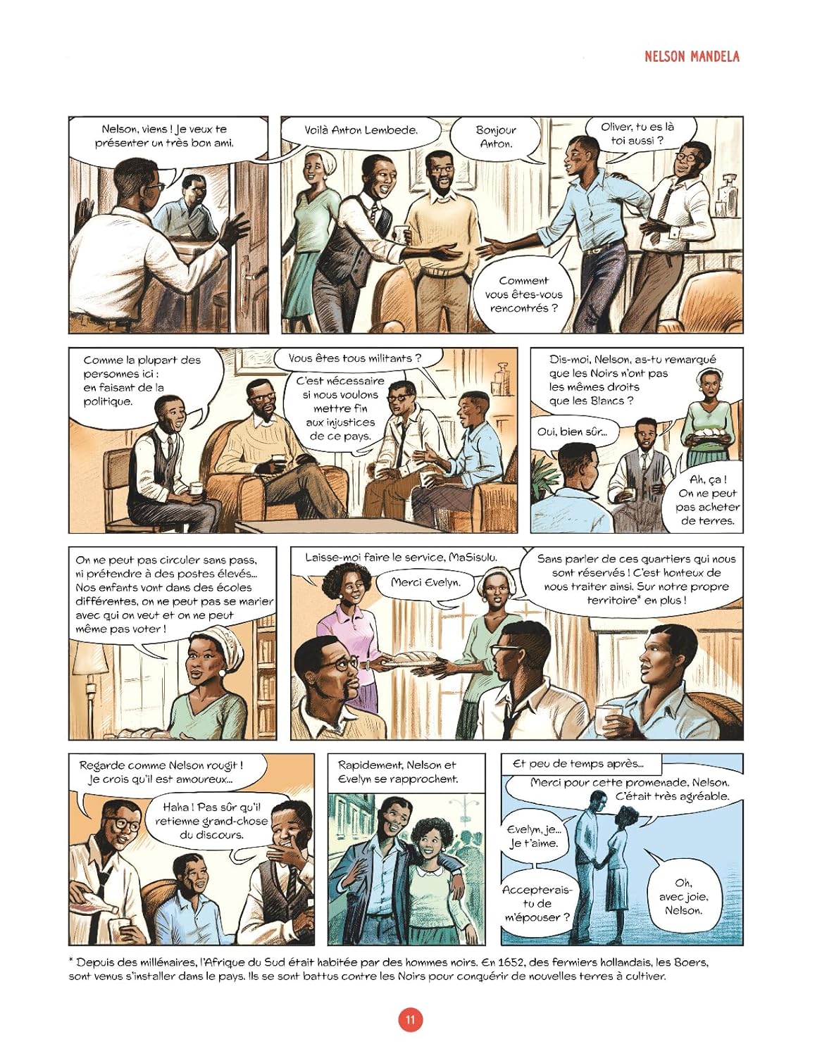 Nelson Mandela en BD - Extrait 1