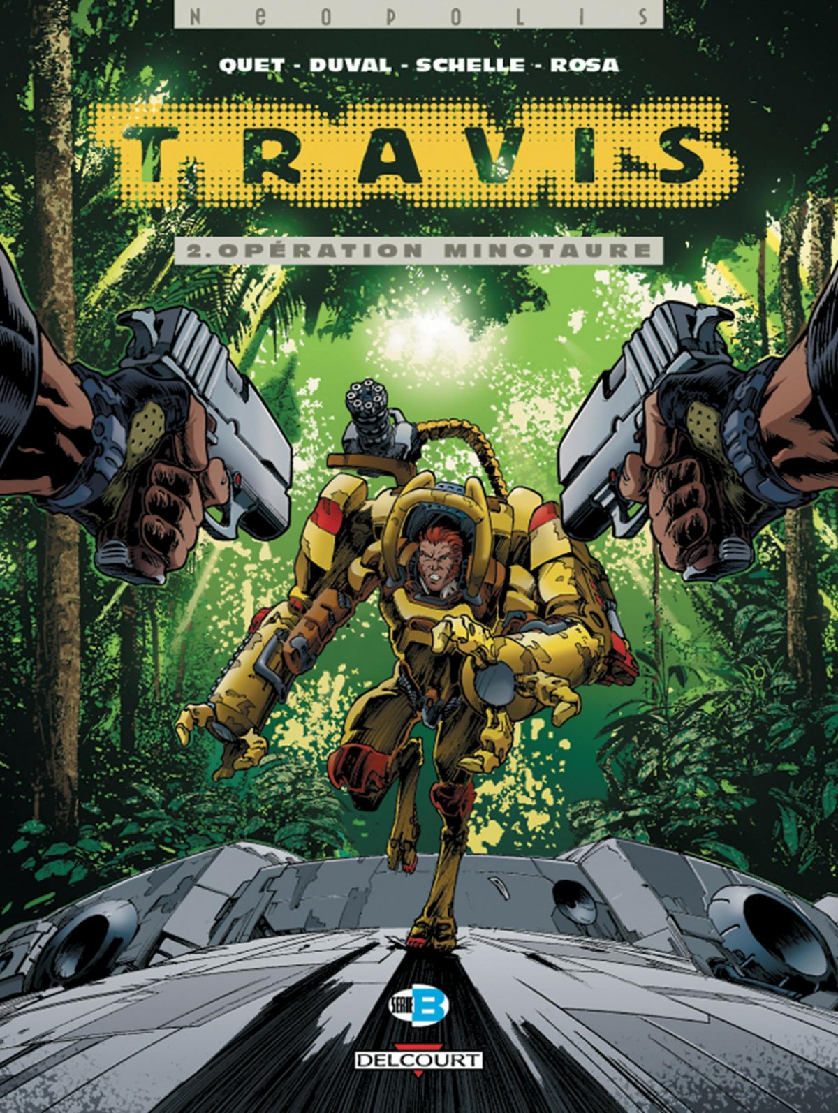 Opération Minotaure - Série Travis par Fred Duval et Christophe Quet - Couverture