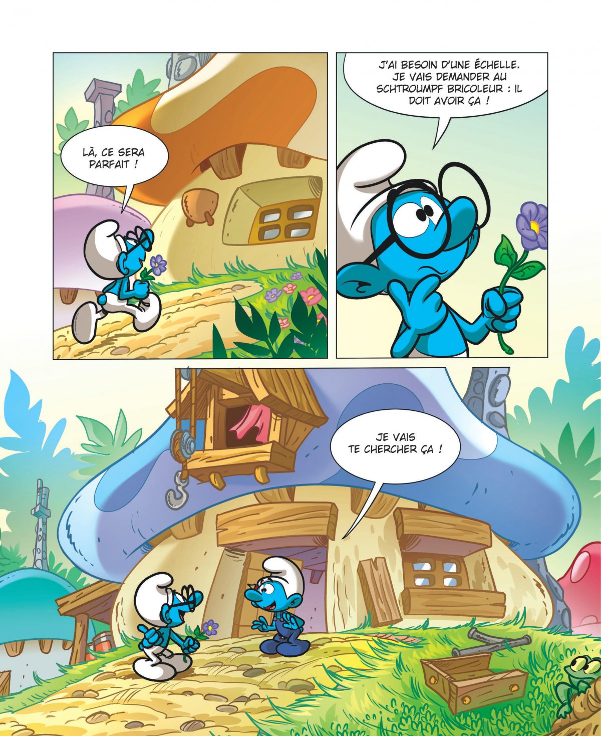 Schtroumpf qui ne voulait pas prêter ses affaires (Le) - Extrait 1