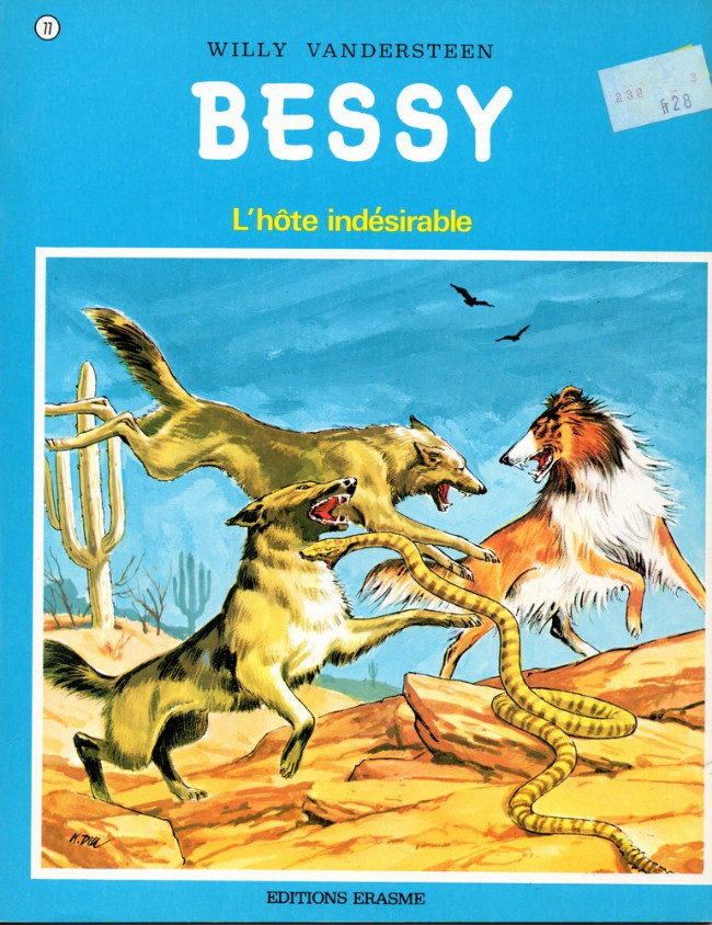 L'hôte indésirable - Série Bessy par Willy Vandersteen - Couverture
