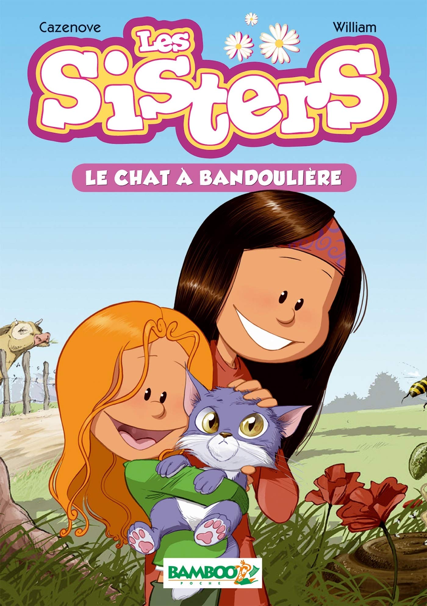 Chat à bandoulière (Le) - Série Sisters (Les) par Christophe Cazenove et William / Willmaury - Couverture