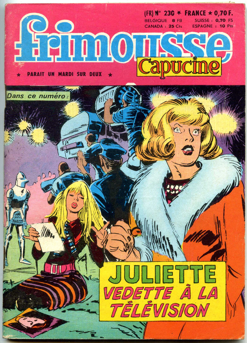 Juliette vedette à la télévision