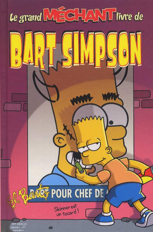 Grand méchant livre de Bart Simpson (Les) (Le) - Série Bart Simpson par Matt Groening - Couverture