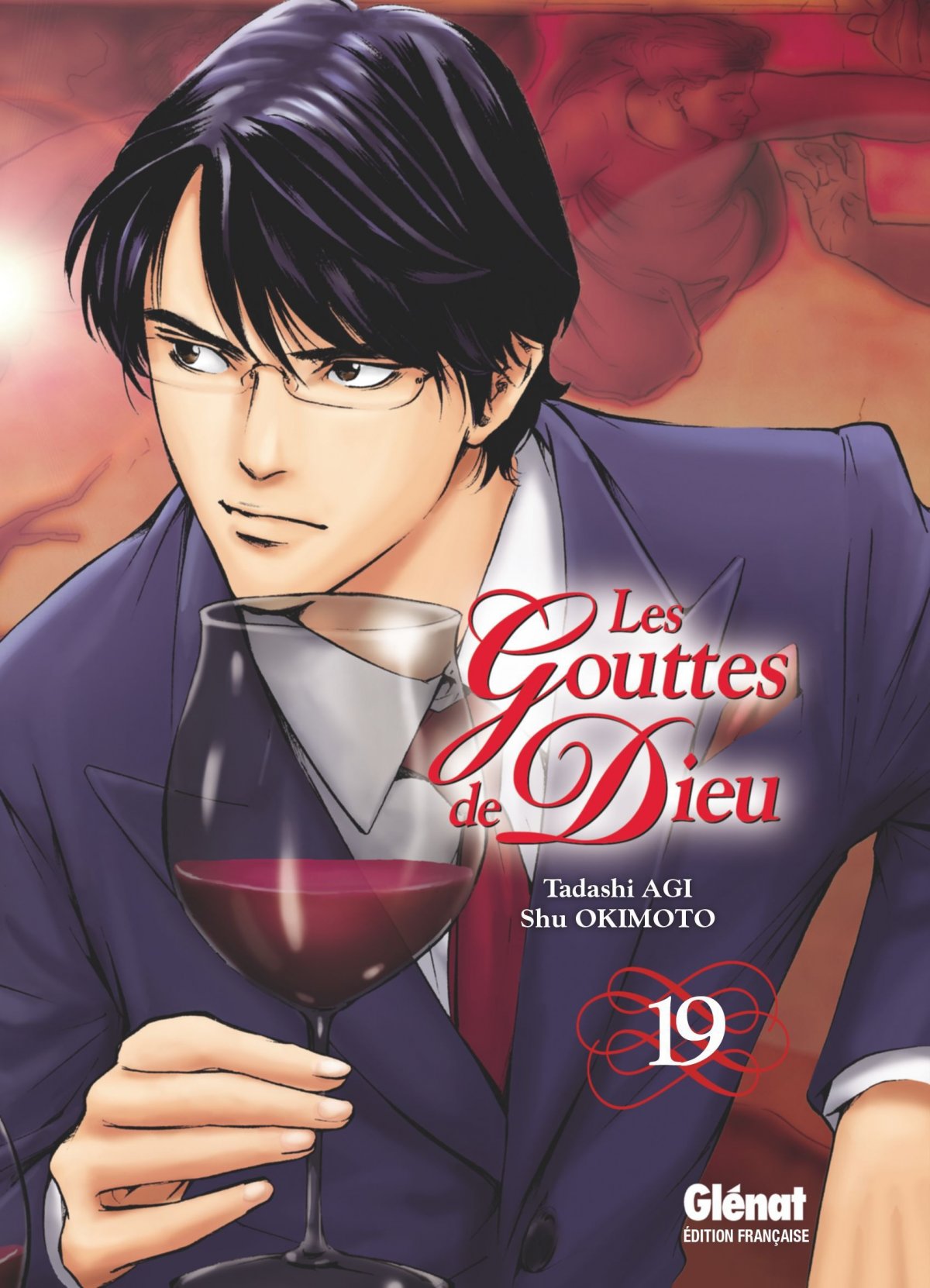 Gouttes de Dieu (Les) 19 - Série Gouttes de Dieu (Les) par Tadashi Agi / Seimaru Amagi et Shu Okimoto - Couverture