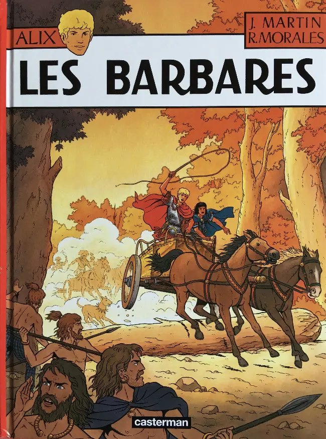 Barbares (Les) - Série Alix par Jacques Martin et Rafaël Morales - Couverture