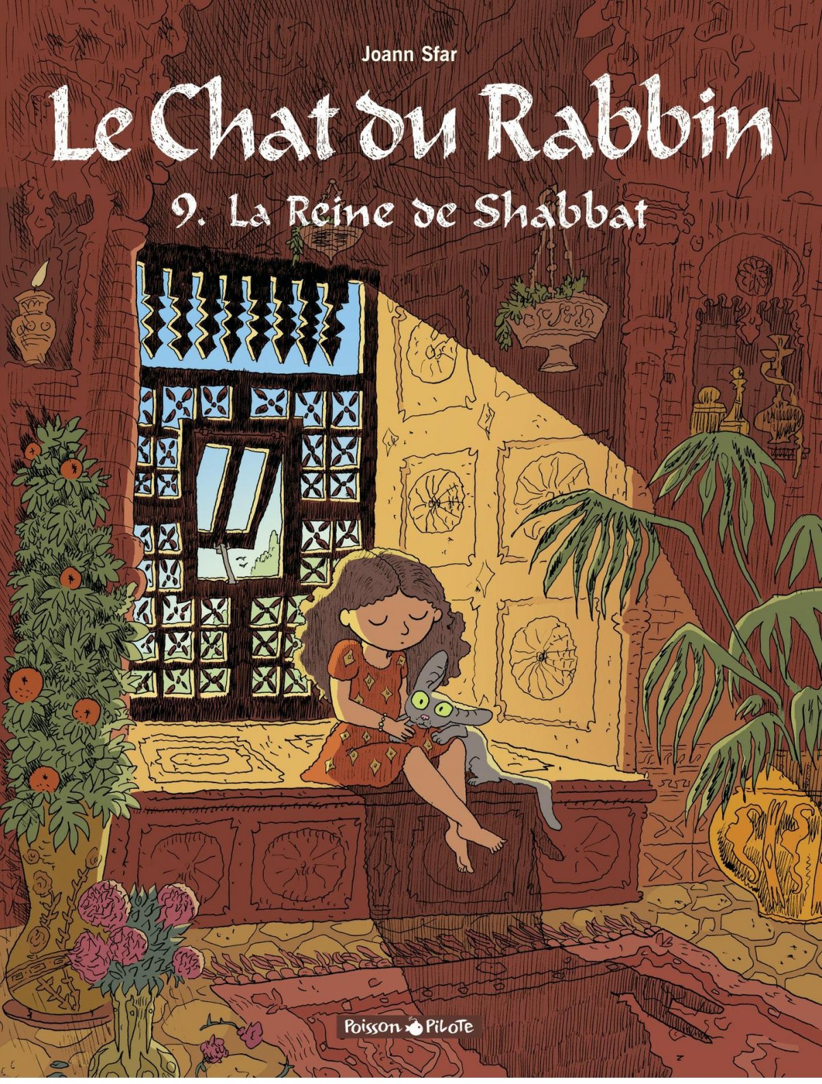 Reine de Shabbat (La) - Série Chat du Rabbin (Le) par Joann Sfar - Couverture