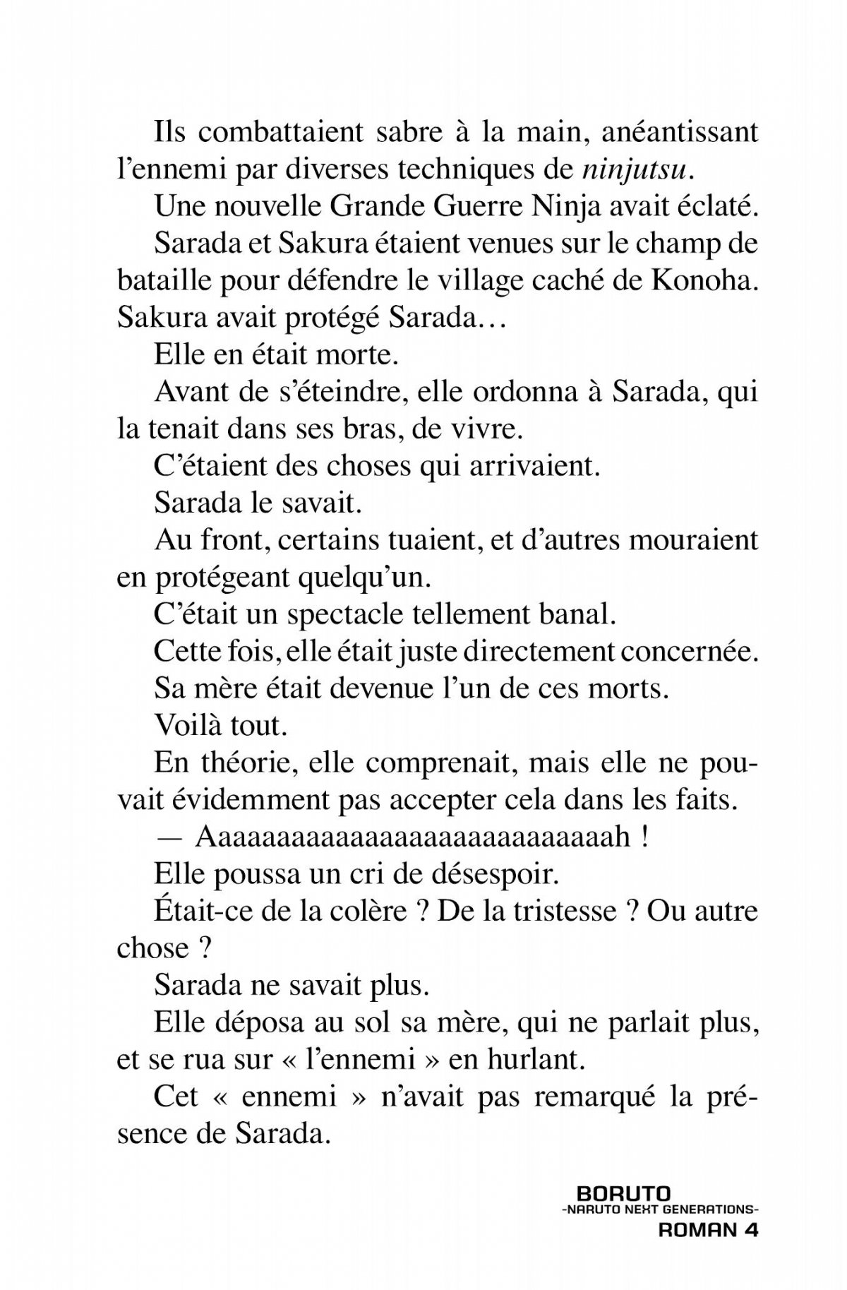 Boruto Roman 4 - Extrait 1
