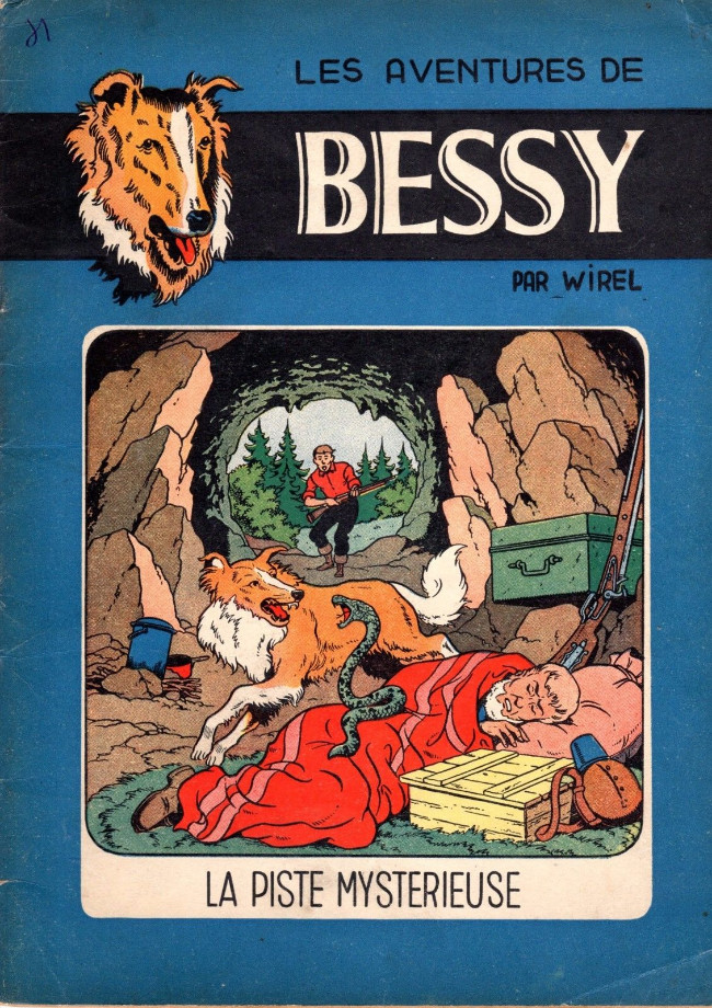 La piste mystérieuse - Série Bessy par Willy Vandersteen - Couverture