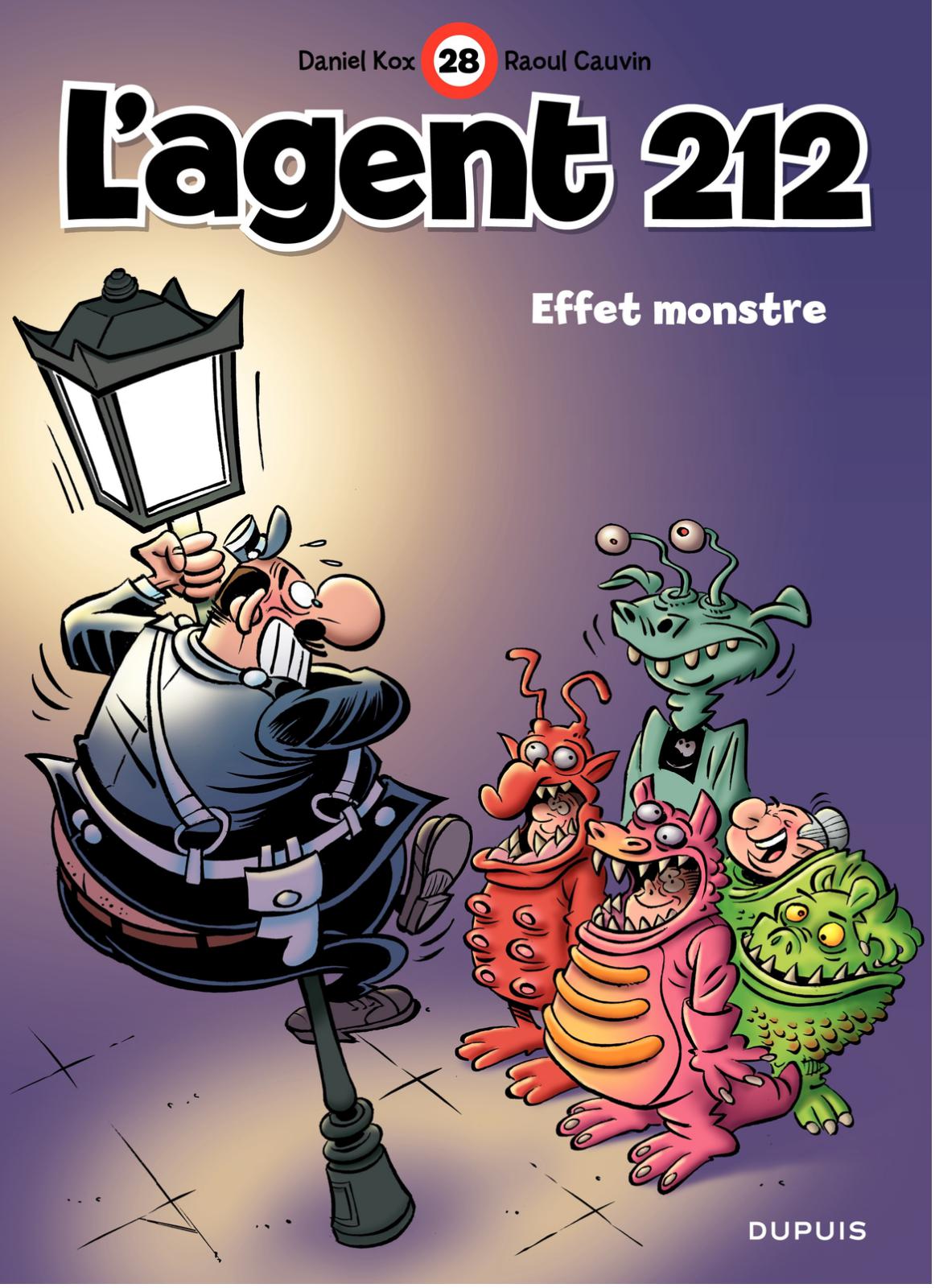 Effet Monstre - Série Agent 212 (L') par Raoul Cauvin et Daniel Kox - Couverture
