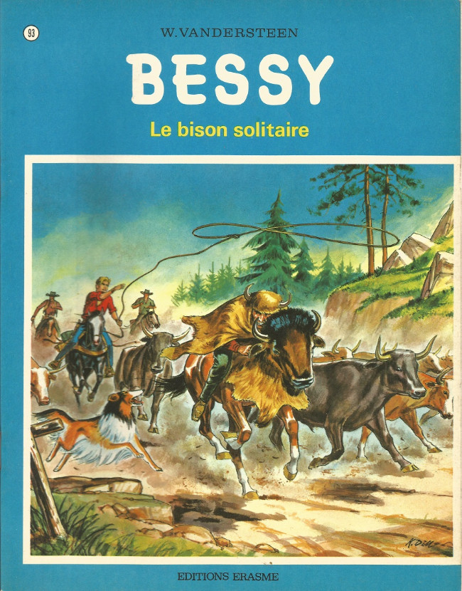 Le bison solitaire - Série Bessy par Willy Vandersteen - Couverture