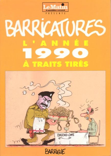 Année 1990 à traits tirés (L') - Série Barricatures par Barrigue - Couverture