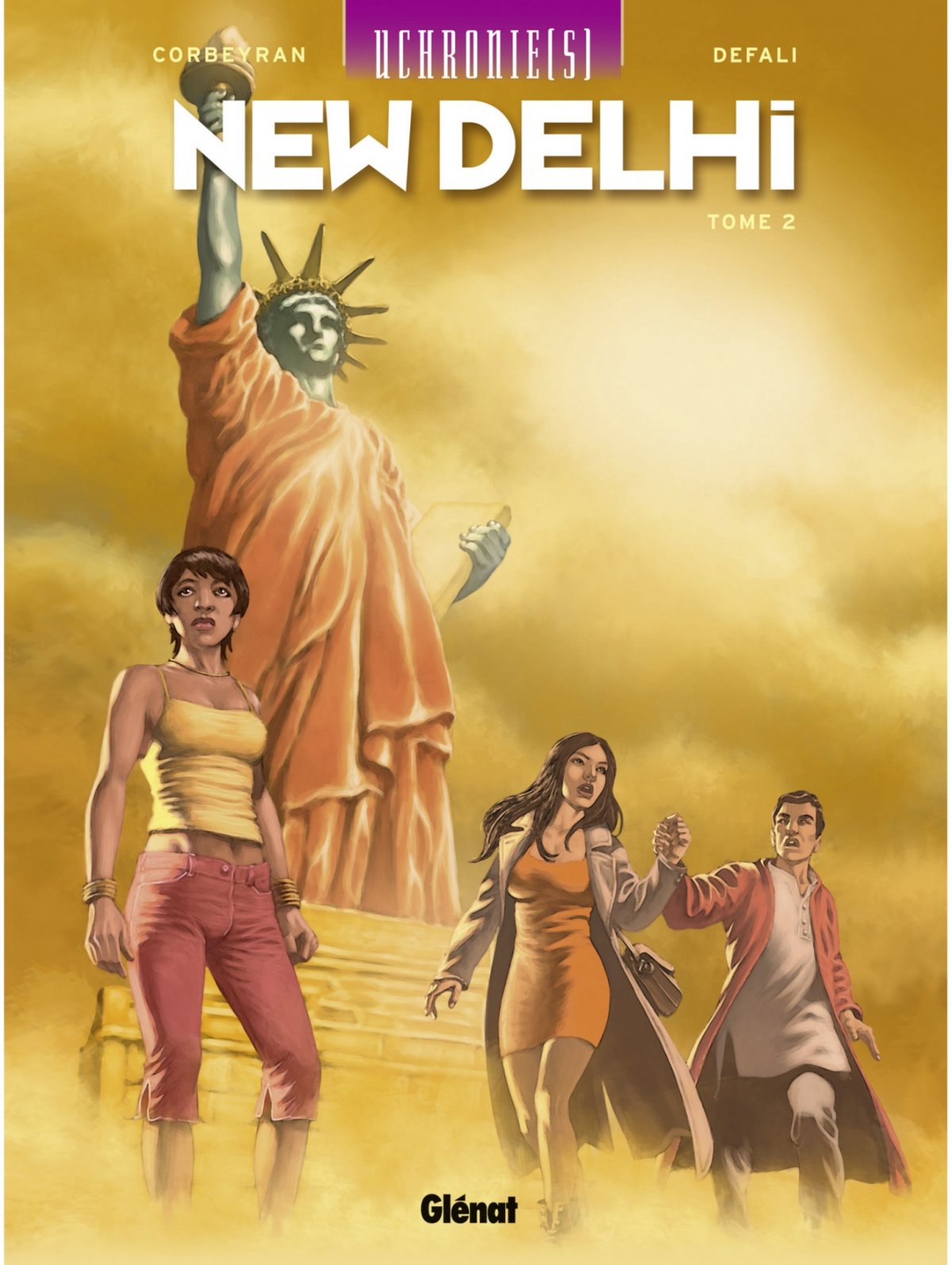 Uchronie[s] New Delhi - 2 - Série Uchronie[s] par Éric Corbeyran et Djillali Defali - Couverture