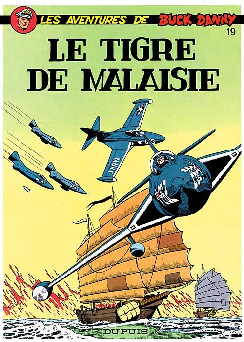 Tigre de Malaisie (Le) - Série Buck Danny par Jean-Michel Charlier et Victor Hubinon - Couverture