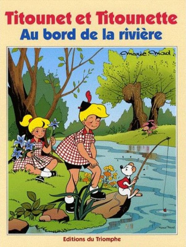 Bord de la rivière (Au) - Série Titounet et Titounette par Marie-Mad Bourdin - Couverture