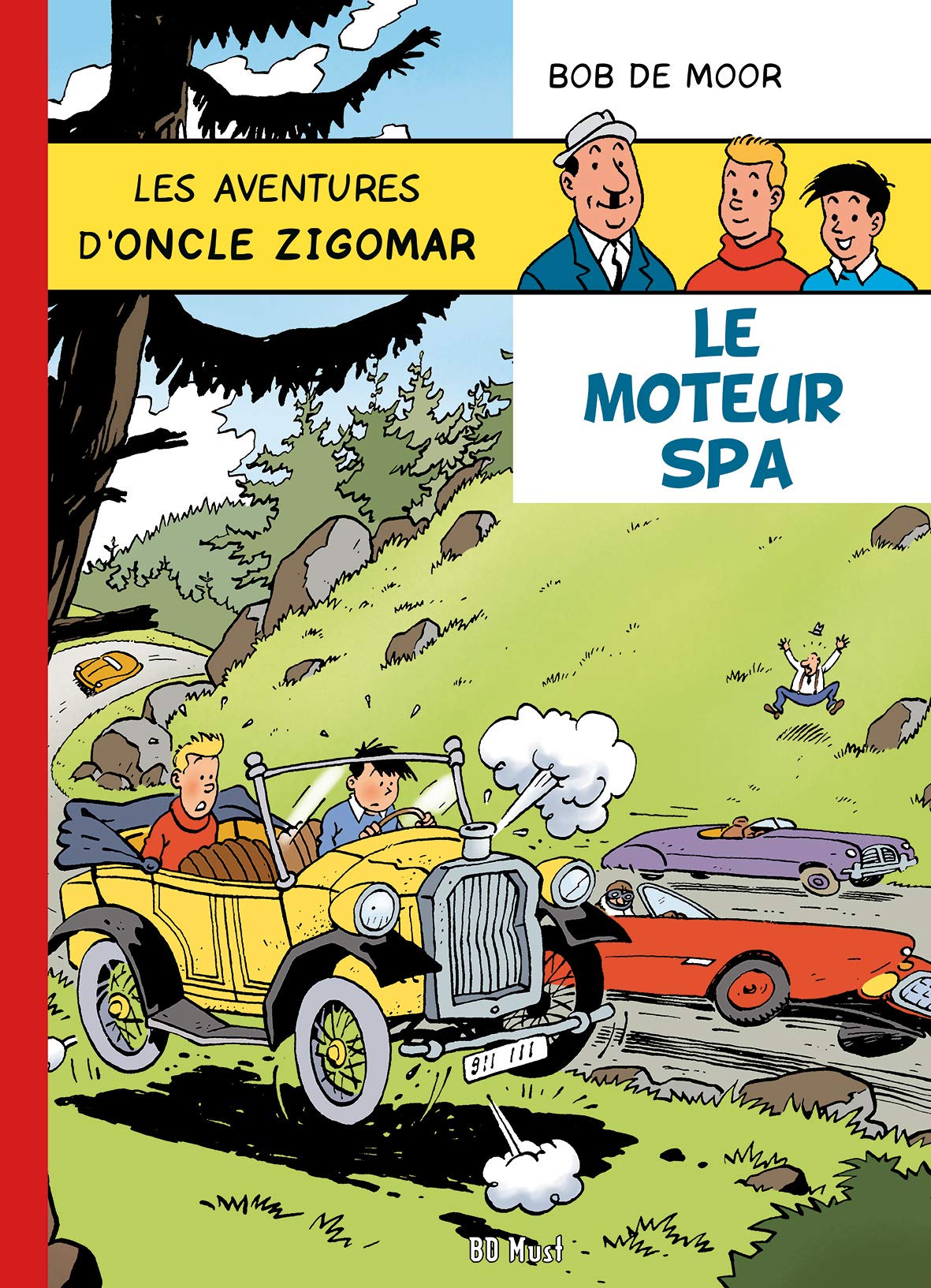 Moteur Spa (Le) - Série Johan et Stephan / Les Aventures d'Oncle Zigomar par Bob de Moor - Couverture