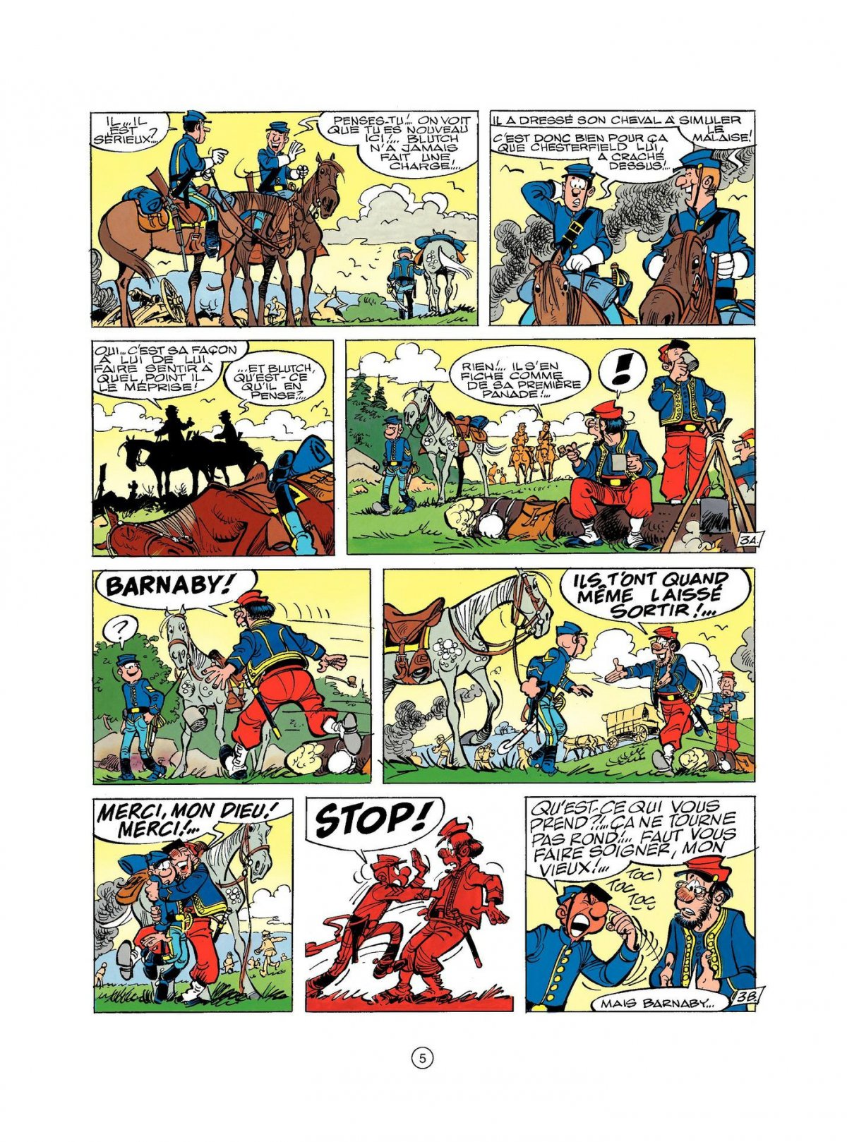 Bleus en folie (Les) - Extrait 1