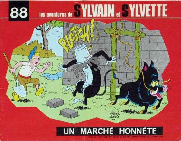 Marché honnête (Un) - Série Sylvain et Sylvette par Robert Génin et Claude Dubois - Couverture