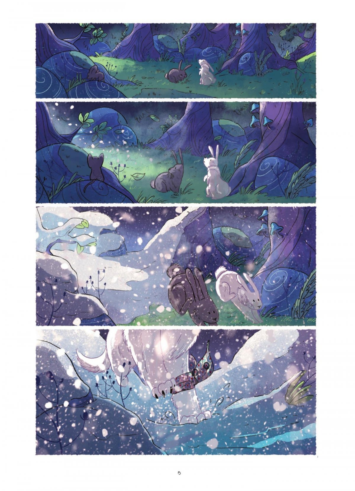 Entre neige et loup - Extrait 1