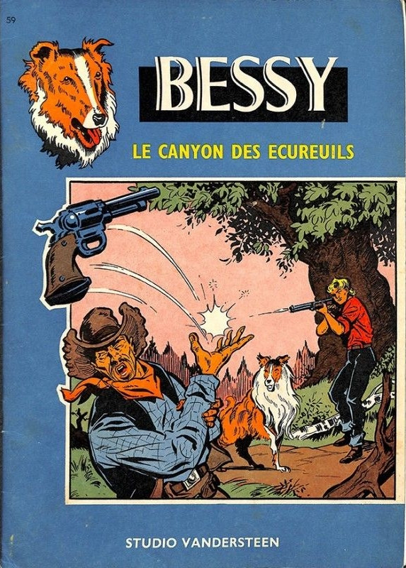 Le canyon des écureuils - Série Bessy par Willy Vandersteen - Couverture