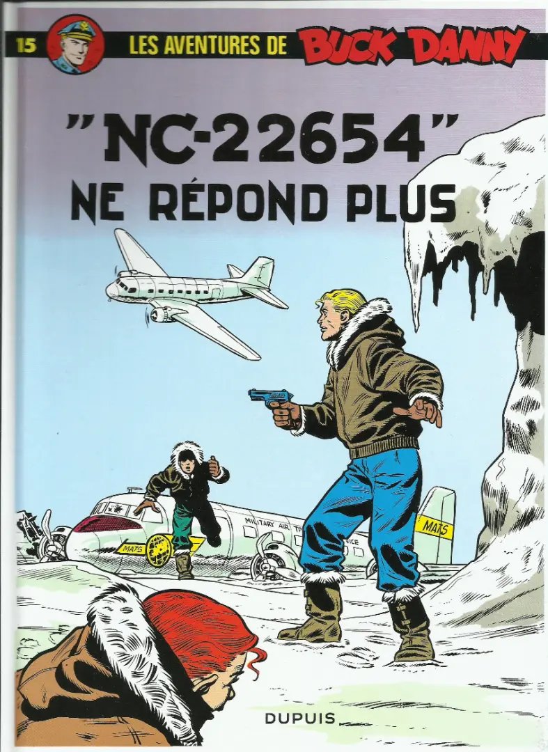 NC-22654 ne répond plus - Série Buck Danny par Jean-Michel Charlier et Victor Hubinon - Couverture