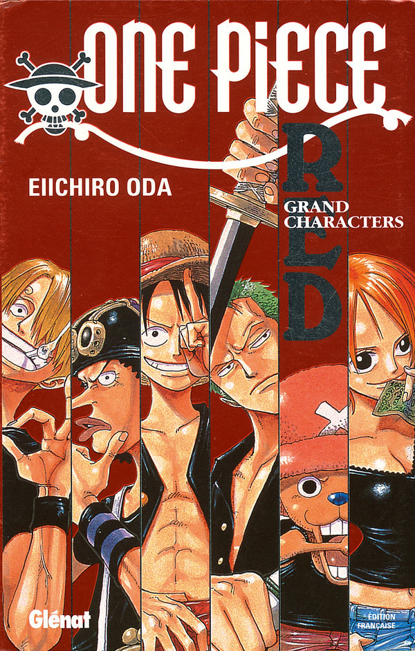 One Piece Red (Grand Characters) - Série One Piece Art Book par Eiichiro Oda - Couverture