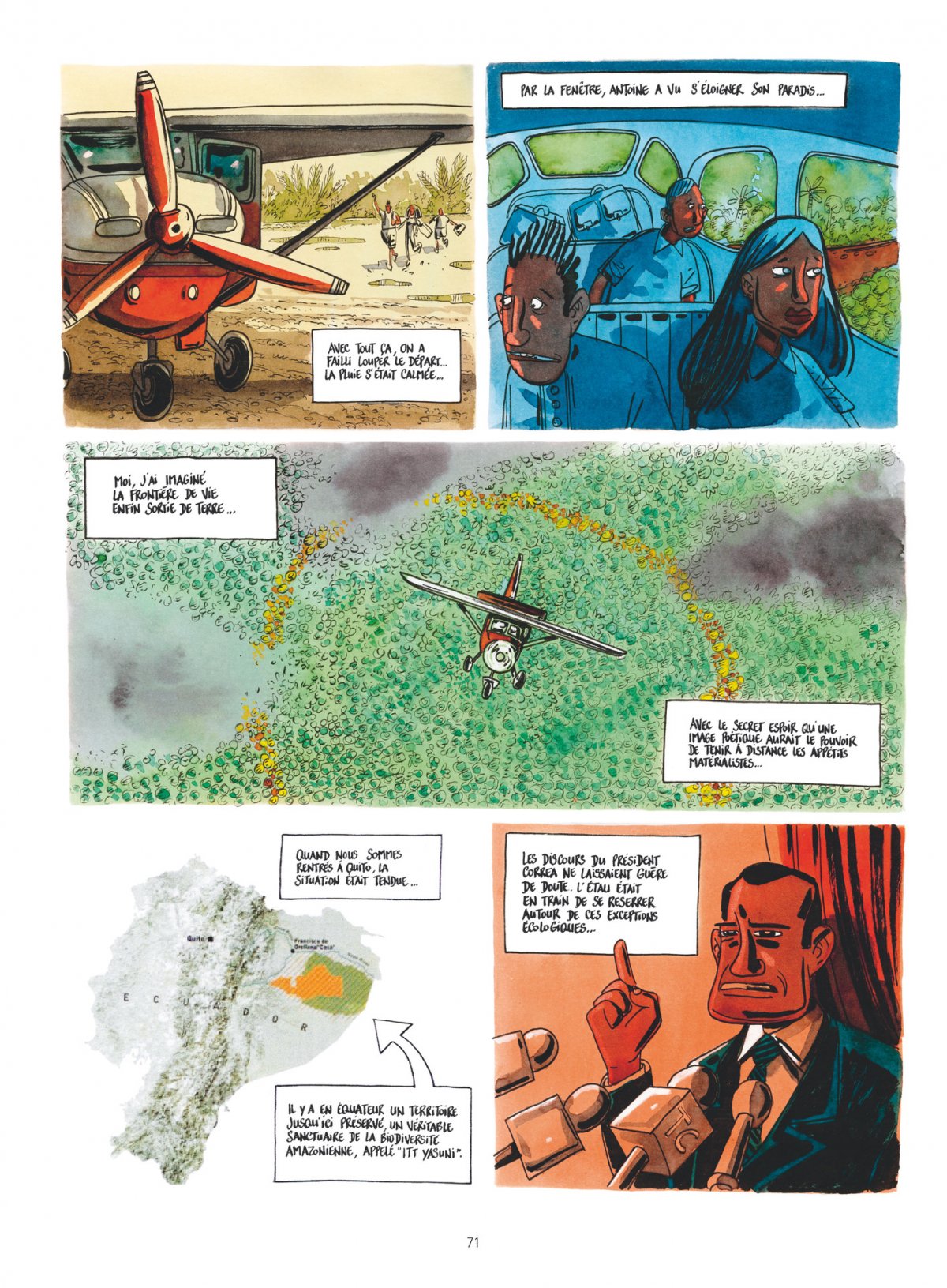 Vertiges de Quito (Les) - BD - Extrait 1