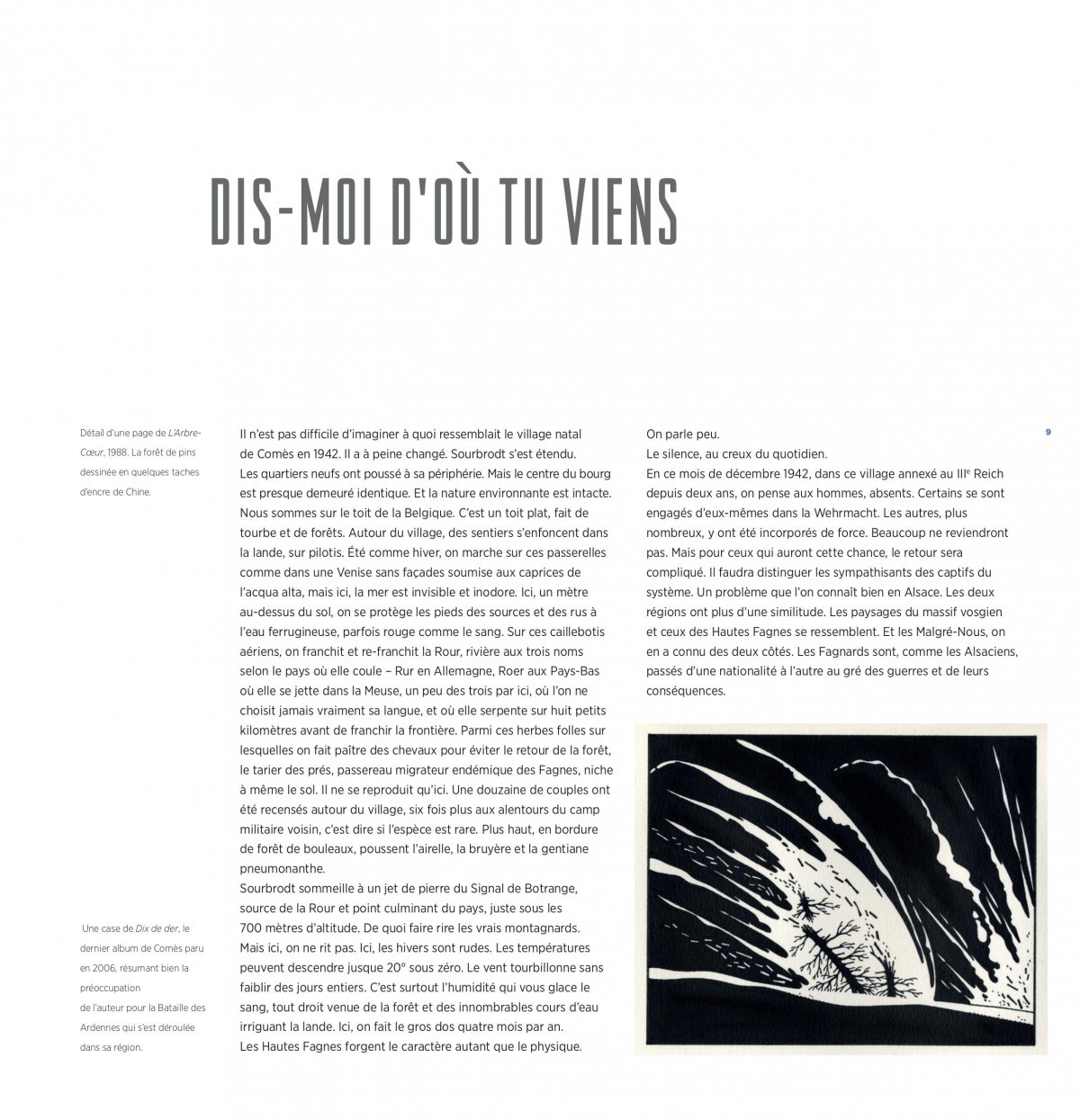 Comès, d'Ombre et de Silence - Extrait 1