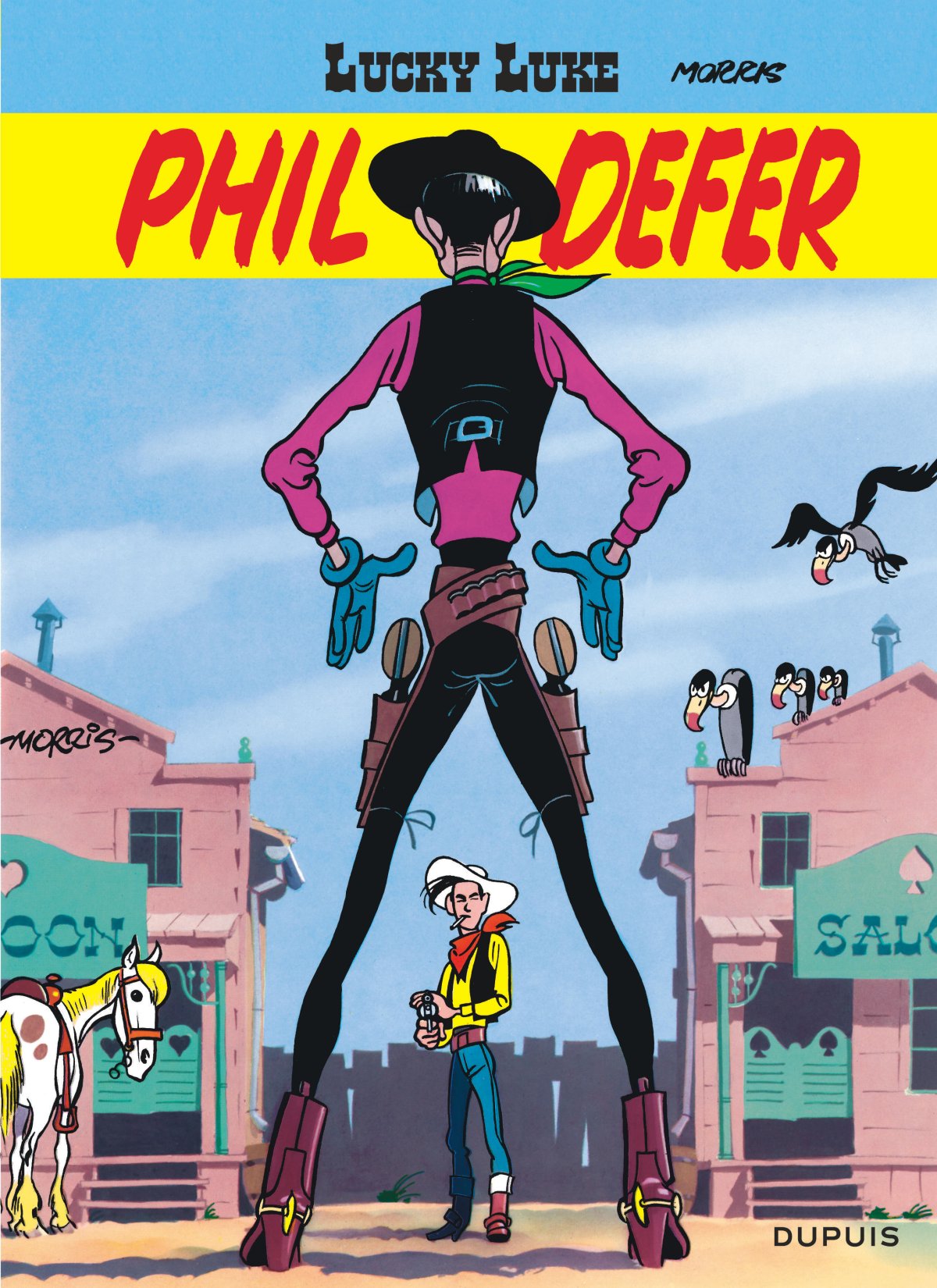 Phil Defer - Série Lucky Luke par Morris - Couverture