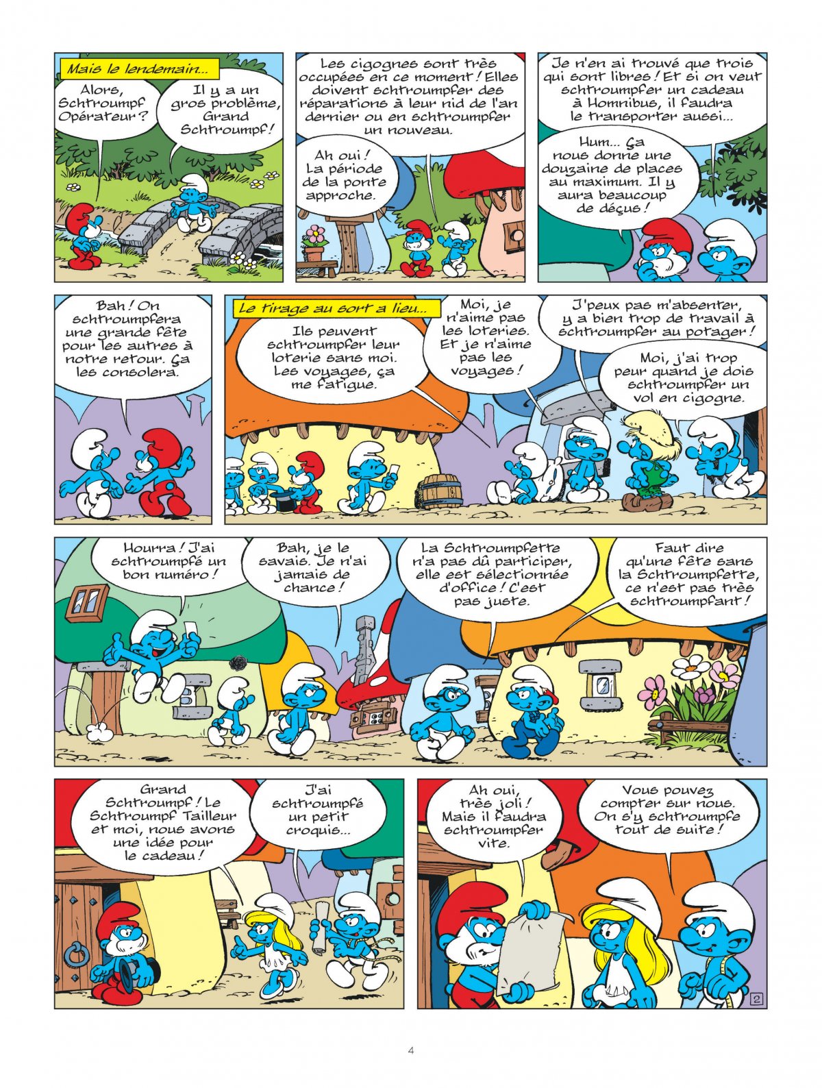 Schtroumpfs et le vol des cigognes (Les) - Extrait 1