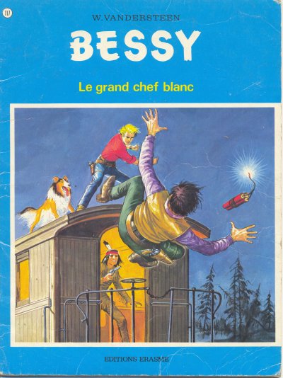 Le grand chef blanc - Série Bessy par Willy Vandersteen - Couverture