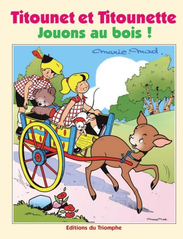 Jouons au bois ! - Série Titounet et Titounette par Marie-Mad Bourdin - Couverture