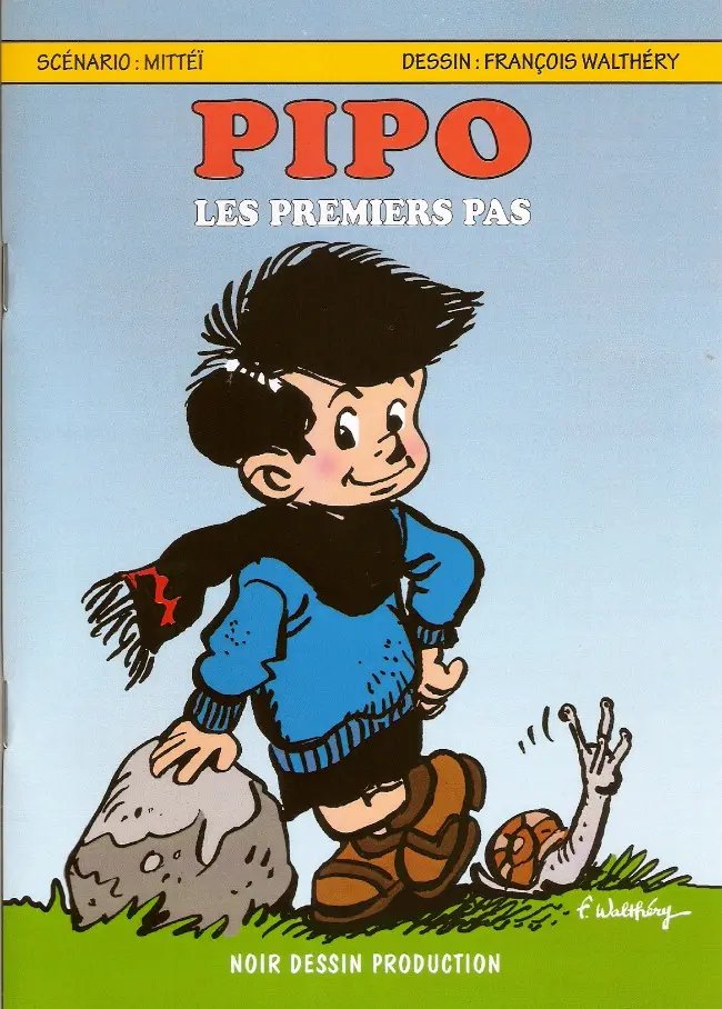 Premiers pas (Les) - Série Pipo (Mittéï/Walthéry) par Mittéï / Hao et François Walthéry - Couverture
