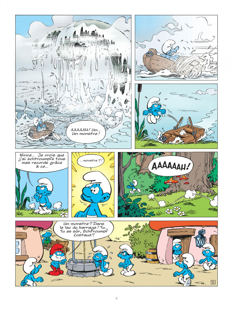 Schtroumpfs et le dragon du lac (Les) - Extrait 1