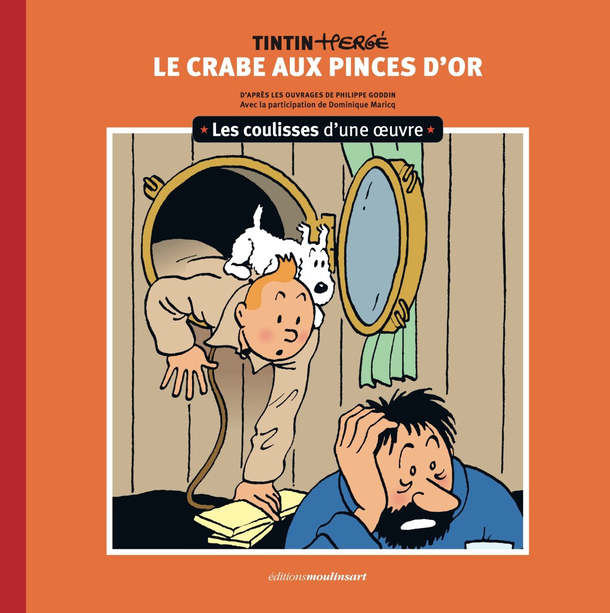Crabe aux pinces d'or (Le) - Série Coulisses d'une oeuvre (Les) par Hergé, Dominique Maricq et Philippe Goddin - Couverture
