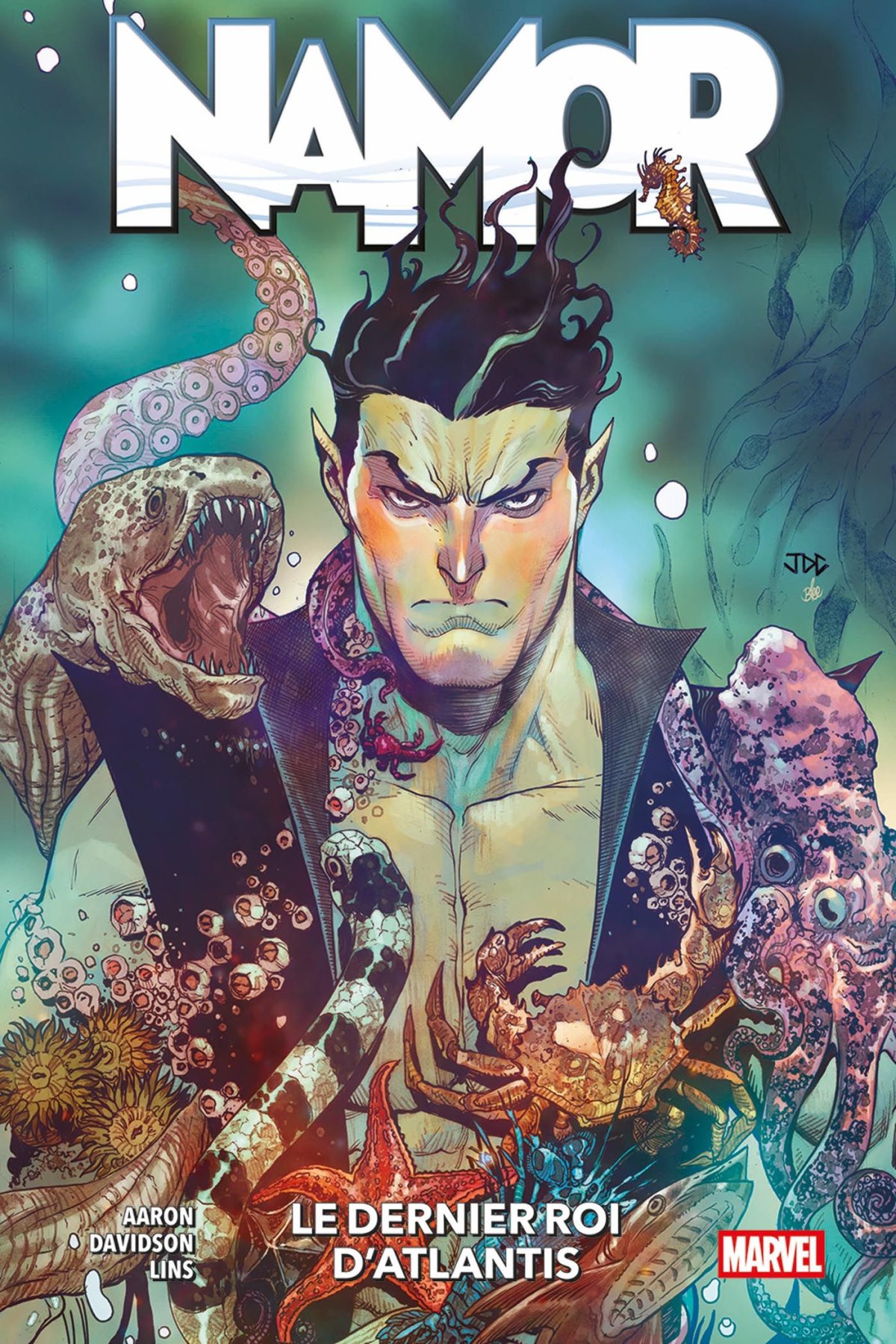 Dernier roi d'Atlantis (Le) - Série Namor par Jason Aaron, Alex Lins et Paul Davidson - Couverture
