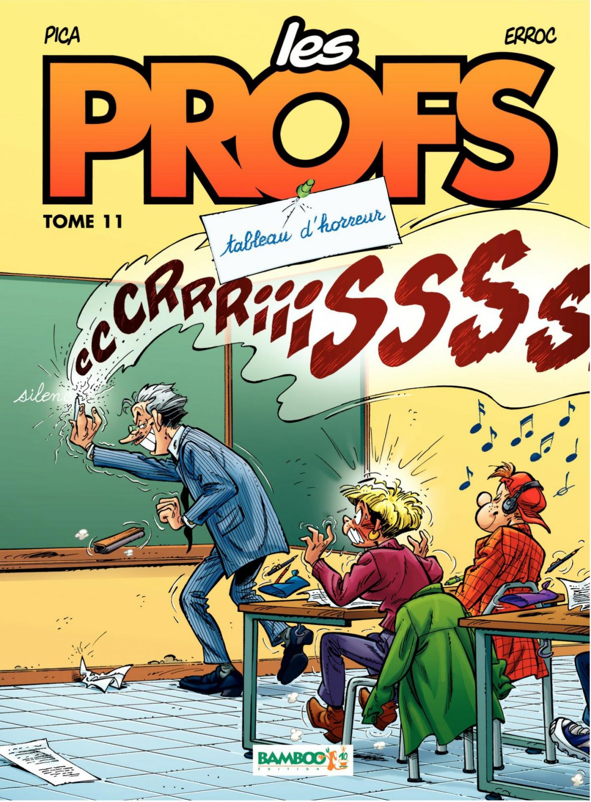 Tableau d'horreur - Série Profs (Les) par Erroc et Pica - Couverture