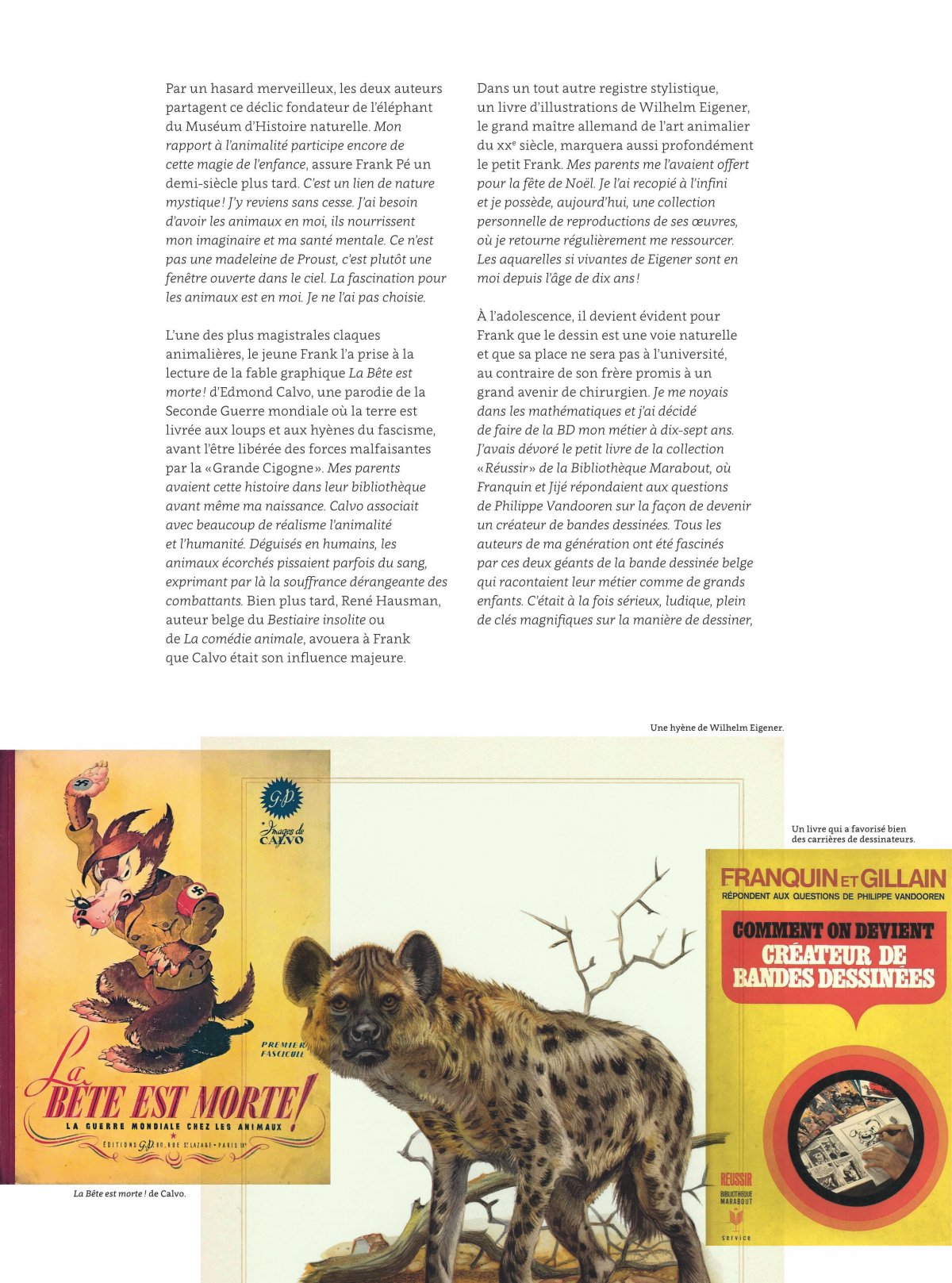 Frank Pé - Une vie en dessins - Extrait 1