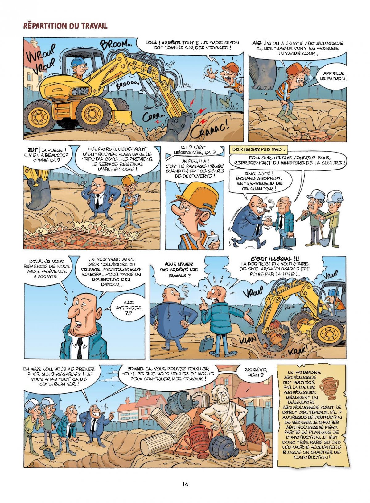 Plus on est de fouilles - Extrait 1