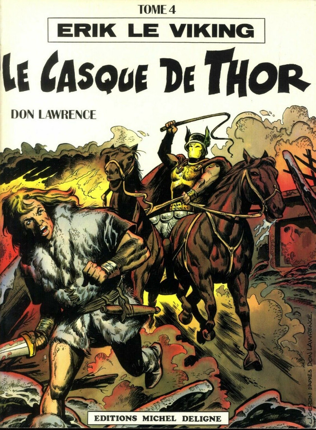 Casque de Thor (Le) - Série Erik le viking par Don Lawrence - Couverture
