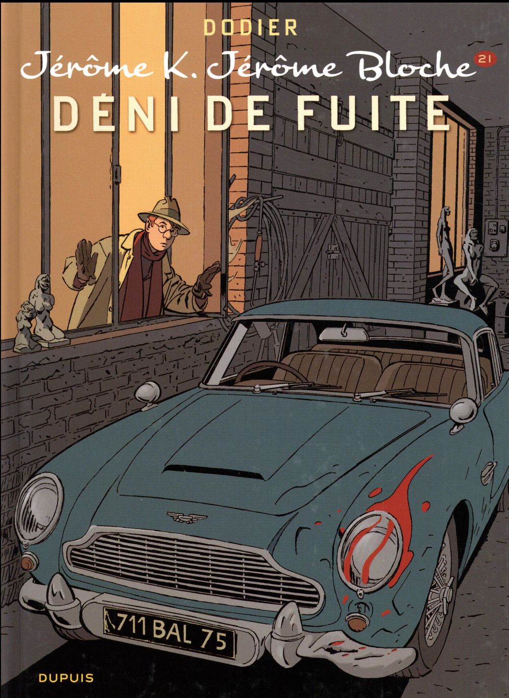 Déni de fuite - Série Jérôme K. Jérôme Bloche par Alain Dodier - Couverture