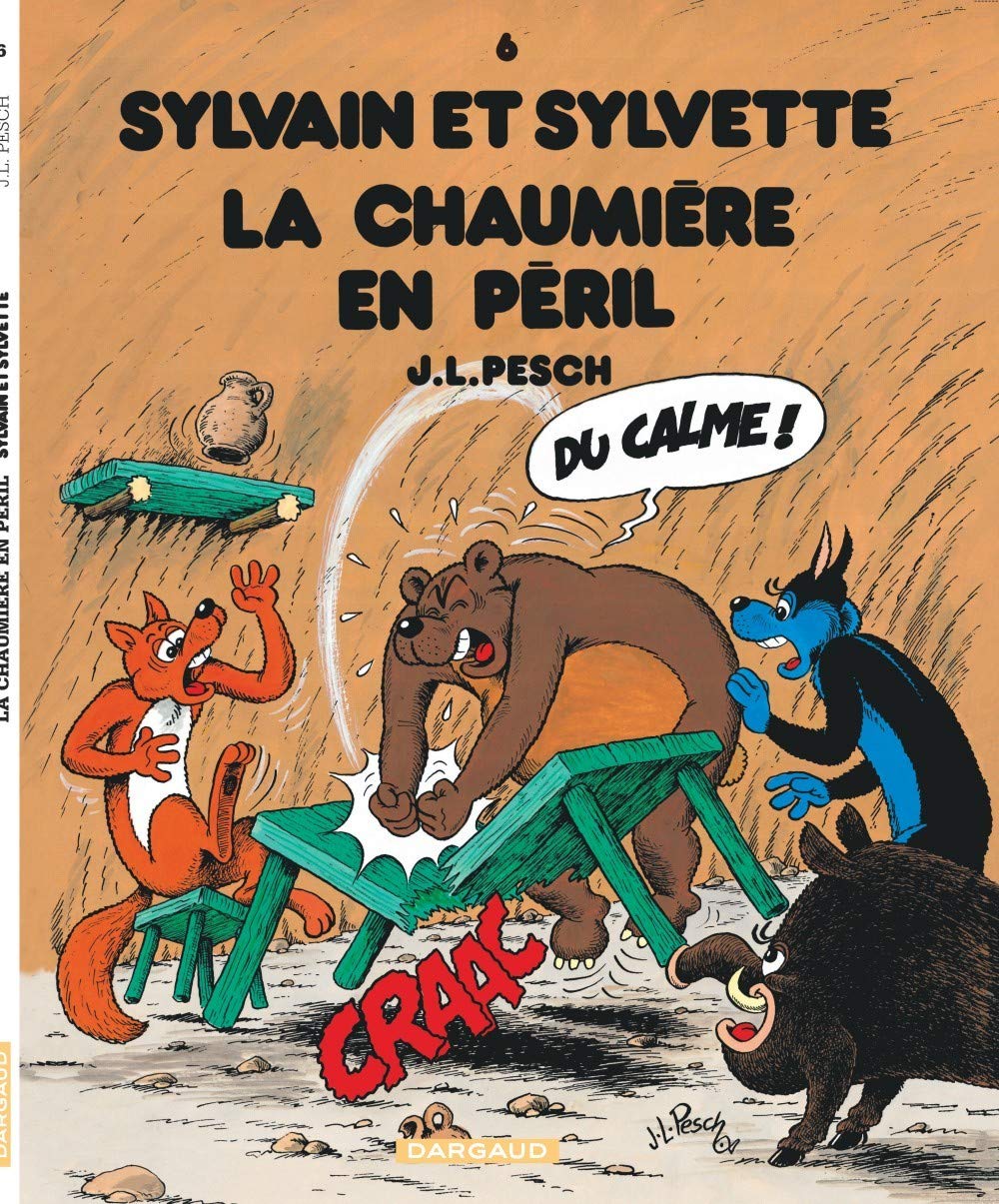 Chaumière en péril (La) - Série Sylvain et Sylvette par Jean-Louis Pesch - Couverture