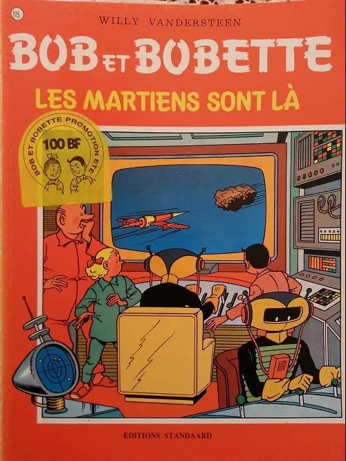 Martiens sont là (Les) - Série Bob et Bobette