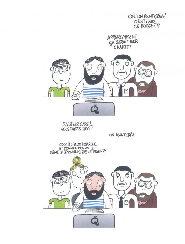 Pommecul - La vie d'un directeur artistique en agence de publicité - Extrait 1