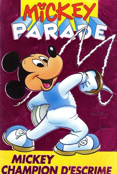 Mickey, champion d'escrime