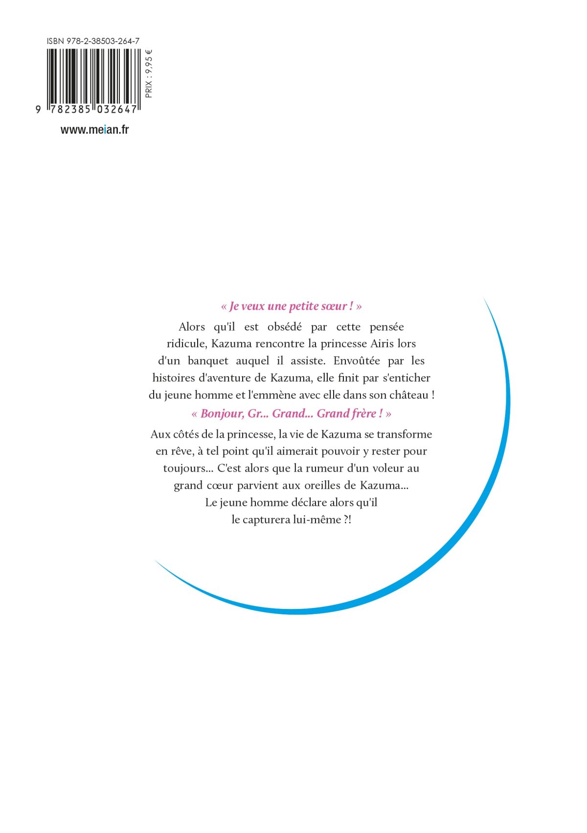 Roman Konosuba 6 - Extrait 1