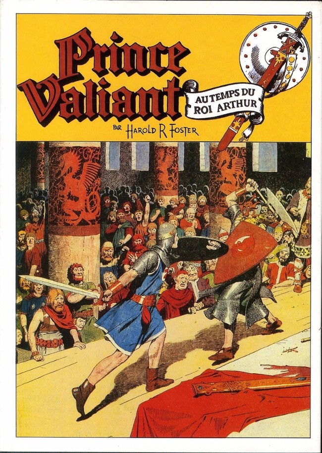 1953 - 1955 - Le Paladin de la croix - Série Prince Valiant par Hal Foster - Couverture