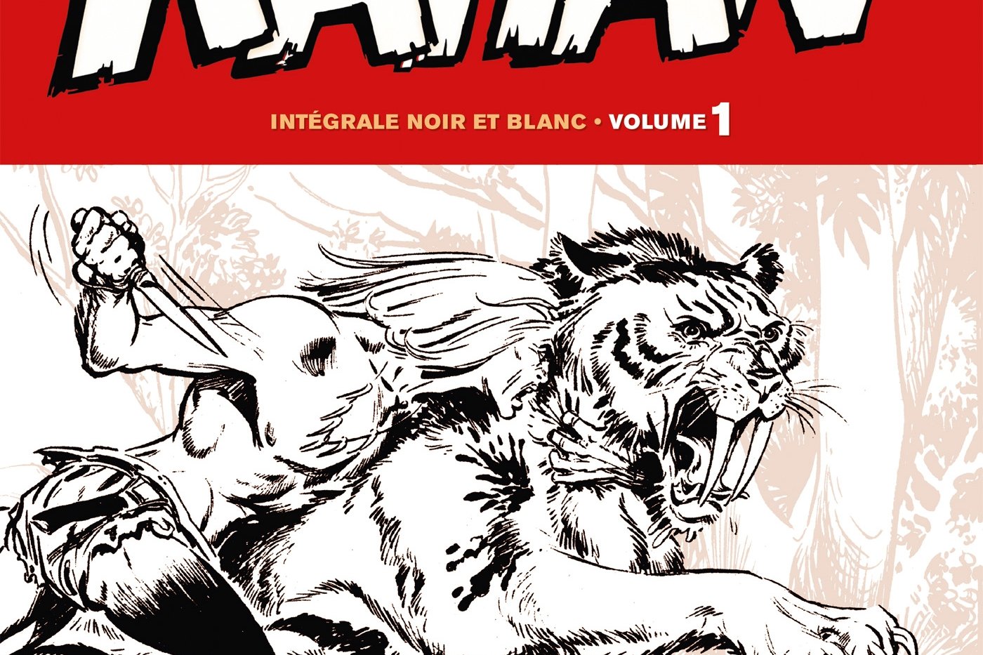 Série Rahan - Intégrale Noir et Blanc 5 volumes